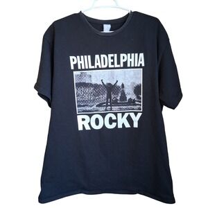 Vintage Philadelphia Rocky‎ Cotton  SS Graphic Tee Sz XL